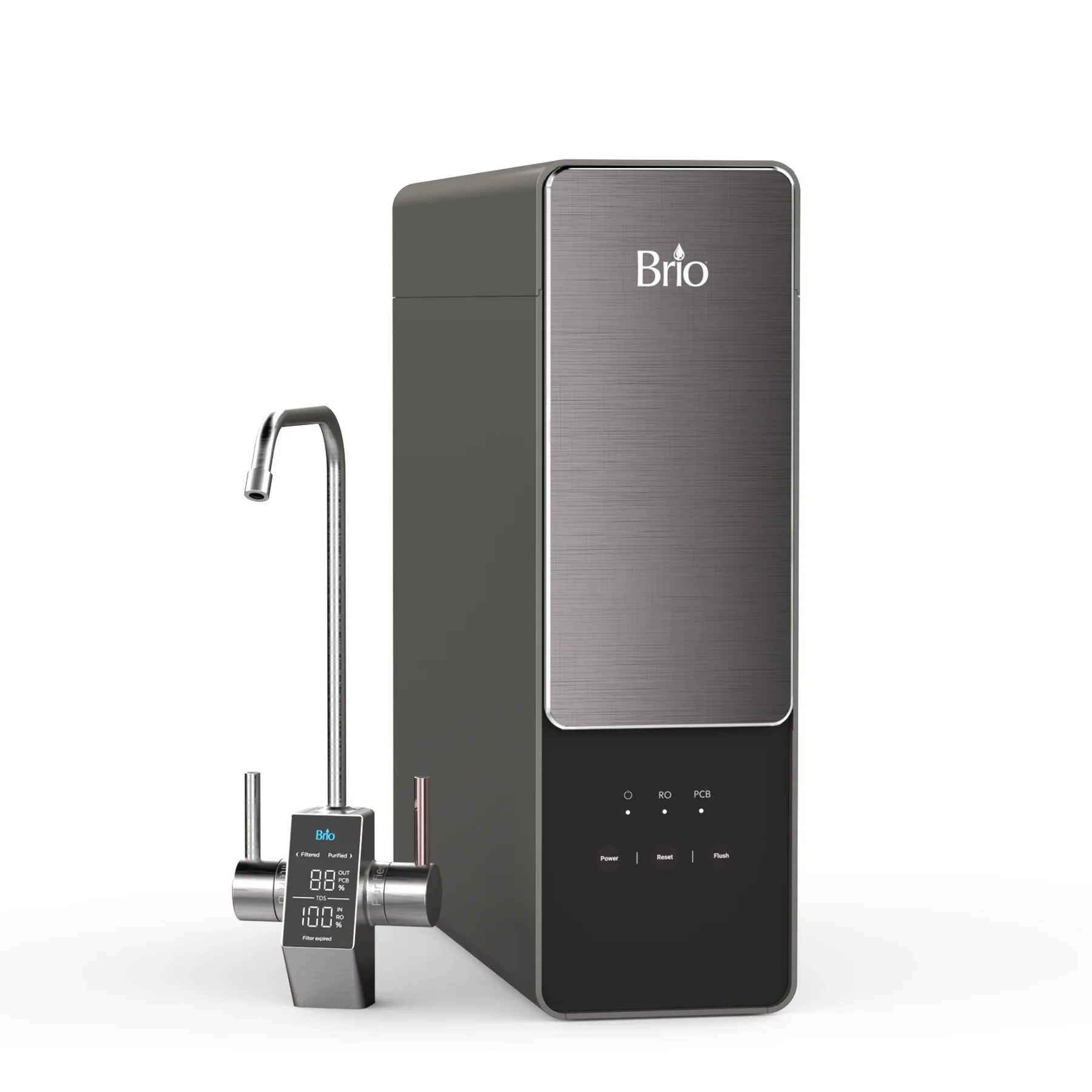 Brio AQUUS Tankless RO Undersink Filtration System 800GPD